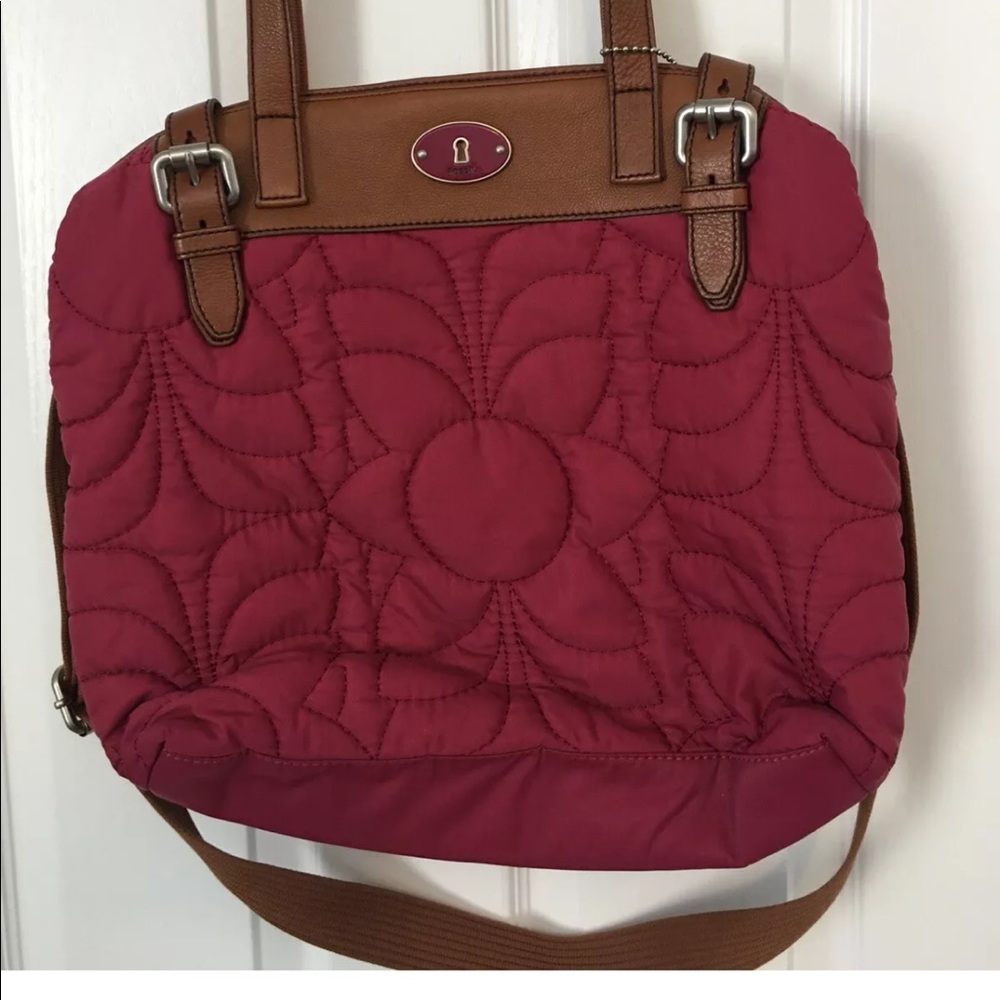 Large Fossil Crossbody Bag